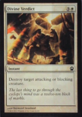 Divine Verdict - Theros: #8, Magic: The Gathering Nm R227