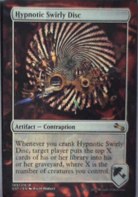 Hypnotic Swirly Disc - Unstable: #189, Magic: The Gathering Nm R237
