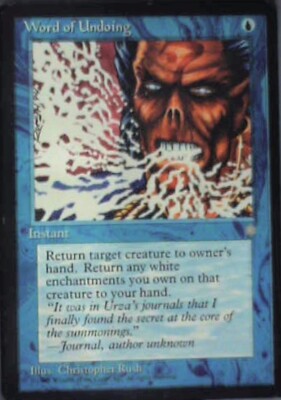 Word of Undoing - Ice Age: #108, Magic: The Gathering Nm R181
