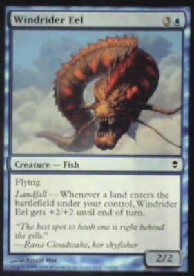 Windrider Eel - Zendikar: #78, Magic: The Gathering Nm R84