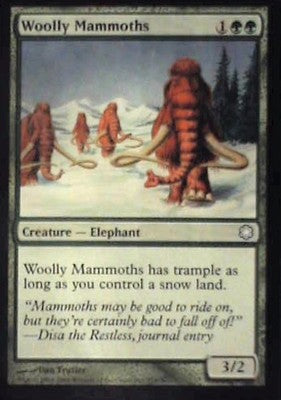 Woolly Mammoths - Coldsnap Theme Deck Reprints: #278, MTG Lp C334