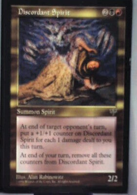 Discordant Spirit - Mirage: #261, Magic: The Gathering Nm R138