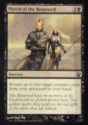 March of the Returned - Theros: #96, Magic: The Gathering Lp R96