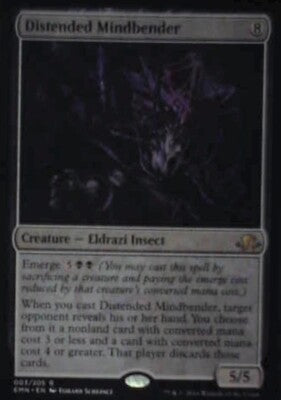 Distended Mindbender - Eldritch Moon: #3, Magic: The Gathering Nm R151