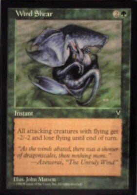 Wind Shear - Visions: #125, Magic: The Gathering Lp R112