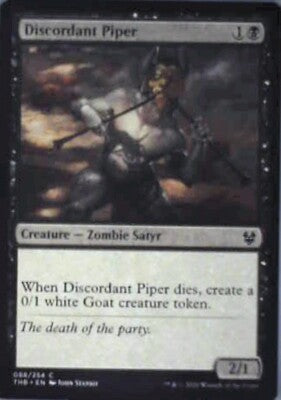 Discordant Piper - Theros Beyond Death: #88, Magic: The Gathering Nm R240