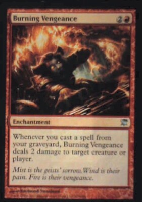 Burning Vengeance - Innistrad: #133, Magic: The Gathering Lp R36