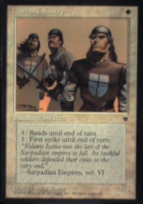 Icatian Infantry (Shuler) - Fallen Empires: #7c, Magic: The Gathering Nm R124