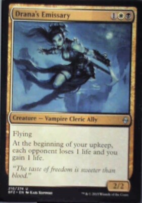 Drana's Emissary - Battle for Zendikar: #210, Magic: The Gathering Nm R148