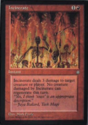 Incinerate - Ice Age: #194, Magic: The Gathering Nm R83