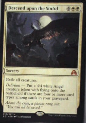 Descend upon the Sinful - Shadows over Innistrad: #13, MTG Nm R86