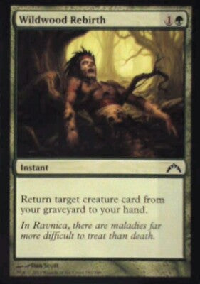 Wildwood Rebirth - Gatecrash: #140, Magic: The Gathering Nm R88