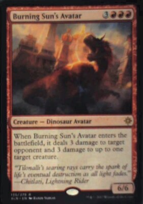 Burning Sun's Avatar - Ixalan: #135, Magic: The Gathering Nm R155