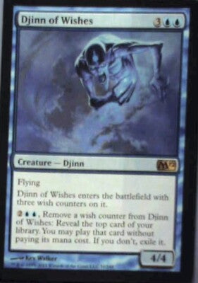 Djinn of Wishes - Magic 2012 (M12): #51, Magic: The Gathering Nm R123