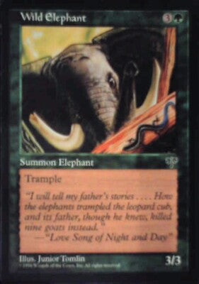 Wild Elephant - Mirage: #254, Magic: The Gathering Lp R112