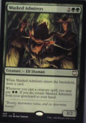 Masked Admirers - Commander: Kaldheim: #69, Magic: The Gathering Nm R238