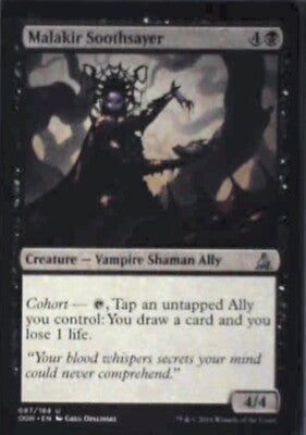 Malakir Soothsayer - Oath of the Gatewatch: #87, Magic: The Gathering Nm R152