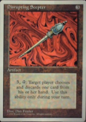 Disrupting Scepter - Fourth Edition: #316, Magic: The Gathering Nm R43