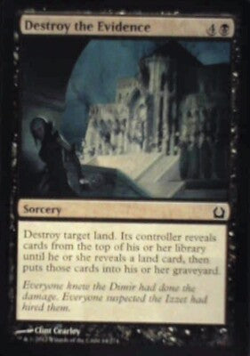 Destroy the Evidence - Return to Ravnica: #64, Magic: The Gathering Nm R133