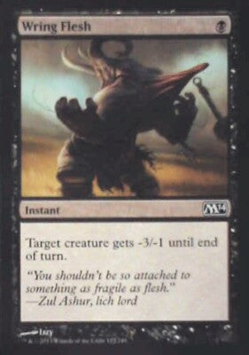 Wring Flesh - Magic 2014 (M14): #122, Magic: The Gathering Nm R115