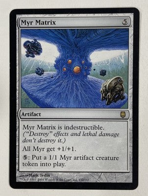 Myr Matrix Darksteel Near Mint NM MTG Magic The Gathering B