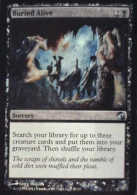 Buried Alive - Premium Deck Series: Graveborn: #20, MTG - Foil Nm R247