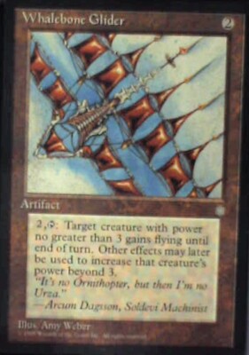 Whalebone Glider - Ice Age: #349, Magic: The Gathering Nm R109