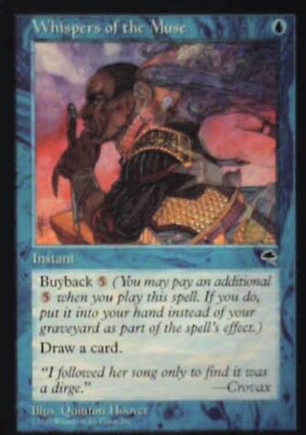 Whispers of the Muse - Tempest: #103, Magic: The Gathering Nm R110