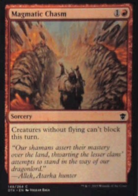 Magmatic Chasm - Dragons of Tarkir: #148, Magic: The Gathering Nm R185