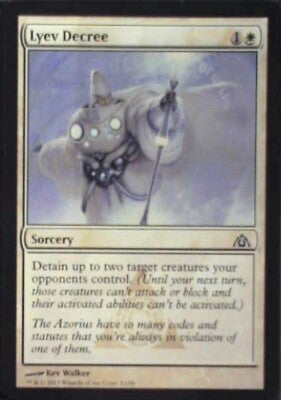 Lyev Decree - Dragon's Maze: #3, Magic: The Gathering Nm R174