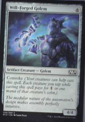 Will-Forged Golem - Magic 2015 (M15): #239, Magic: The Gathering Nm R83