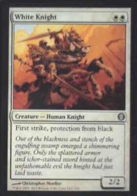 White Knight - Duel Decks: Knights vs. Dragons: #9, Magic: The Gathering Nm R123