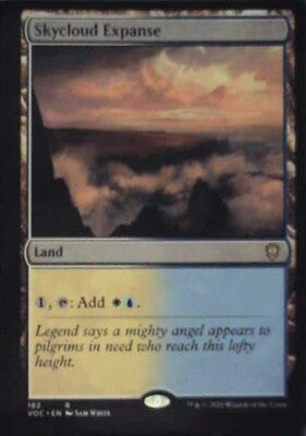 Skycloud Expanse - Commander: Innistrad: Crimson Vow: #182, MTG Nm R237