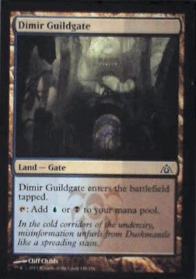 Dimir Guildgate - Dragon's Maze: #148, Magic: The Gathering Nm R58
