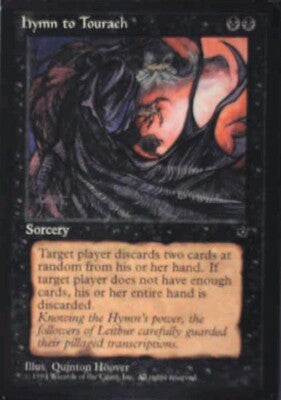 Hymn to Tourach (Cloak) - Fallen Empires: #38c, Magic: The Gathering Nm R109