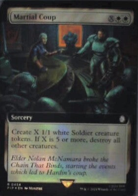 Martial Coup (Extended Art) - Universes Beyond: Fallout: #454 - Foil Nm R246