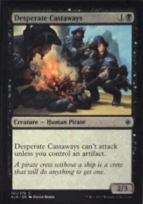 Desperate Castaways - Ixalan: #101, Magic: The Gathering Nm R201