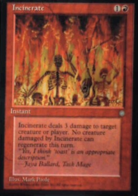 Incinerate - Ice Age: #194, Magic: The Gathering Lp R112