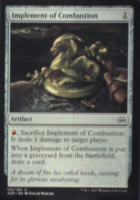 Implement of Combustion - Aether Revolt: #155, Magic: The Gathering Nm R230