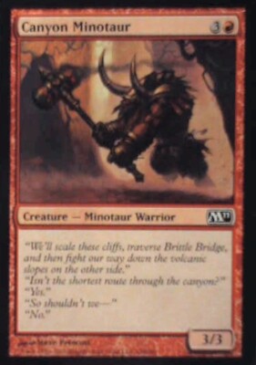 Canyon Minotaur - Magic 2011 (M11): #126, Magic: The Gathering Nm R153