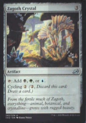 Zagoth Crystal - Ikoria: Lair of Behemoths: #242, Magic: The Gathering Nm R186