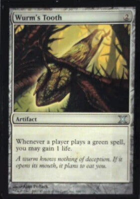 Wurm's Tooth - 10th Edition: #346, Magic: The Gathering Lp R97
