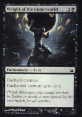 Weight of the Underworld - Born of the Gods: #86, Magic: The Gathering Nm R122