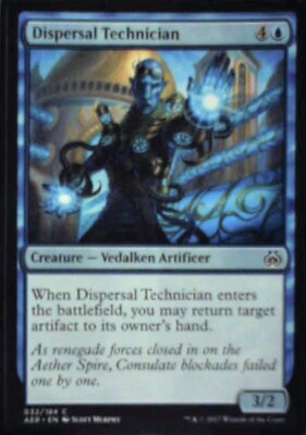 Dispersal Technician - Aether Revolt: #32, Magic: The Gathering Nm R177
