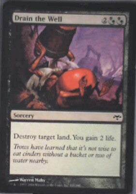 Drain the Well - Eventide: #121, Magic: The Gathering Lp R173