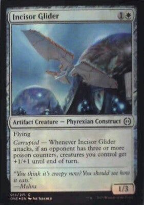 Incisor Glider - Phyrexia: All Will Be One: #15, MTG - Foil Nm R246