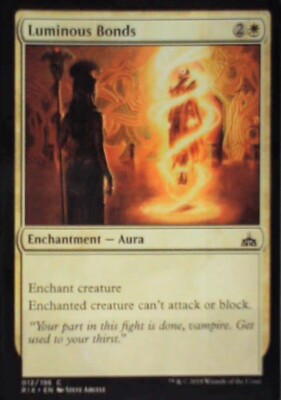 Luminous Bonds - Rivals of Ixalan: #12, Magic: The Gathering Nm R229