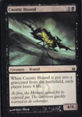 Caustic Hound - Mirrodin Besieged: #40, Magic: The Gathering Nm R174