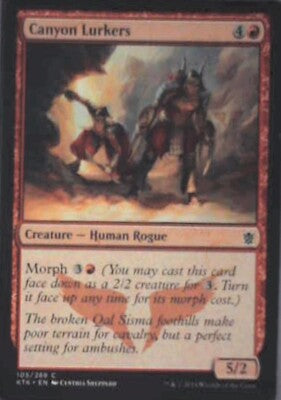 Canyon Lurkers - Khans of Tarkir: #105, Magic: The Gathering Nm R71