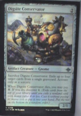 Digsite Conservator - The Lost Caverns of Ixalan: #252 - Foil Nm R248